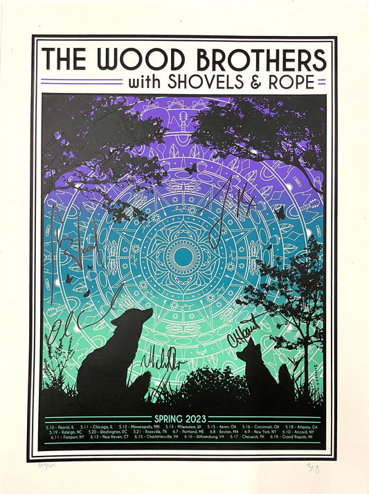 Limited Edition, Autographed, May/June 2023 Tour Poster