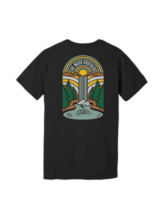 Waterfall Guitar T-Shirt (Black)